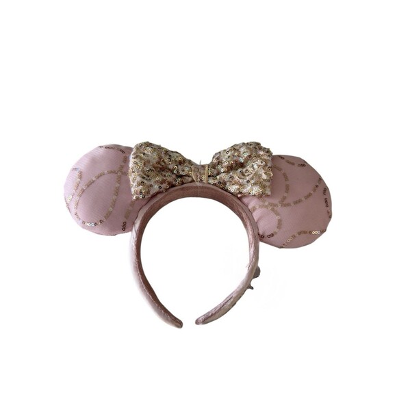 NWT Disney Best Day Ever Bibbidi  Bobbidi Boutique Pink Minnie Ears Headband